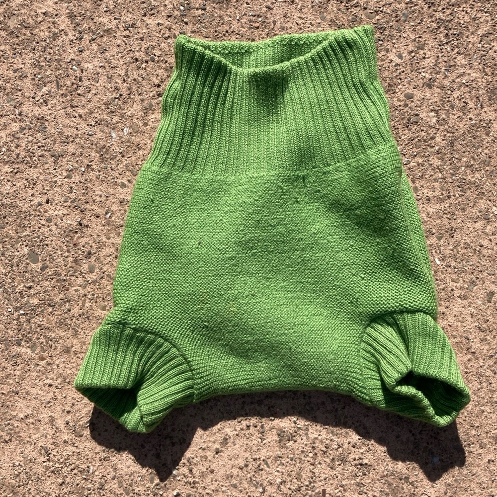 Disana Green Knit Wool Diaper Cover